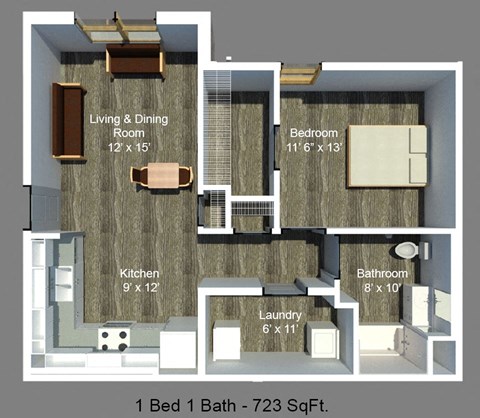 1200 Wheat St. 1-3 Beds Apartment, Affordable for Rent - Photo Gallery 30